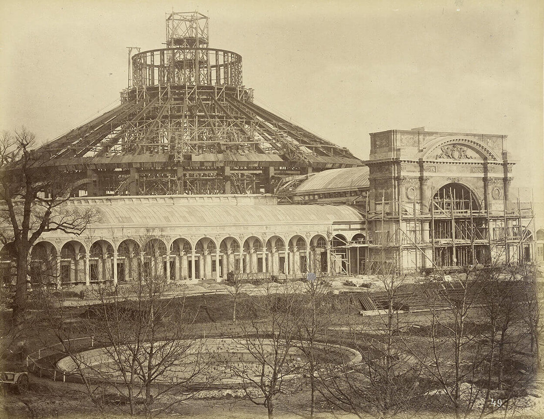 Bau der Rotunde, Wiener Photographen-Association, 1872, Wien Museum 