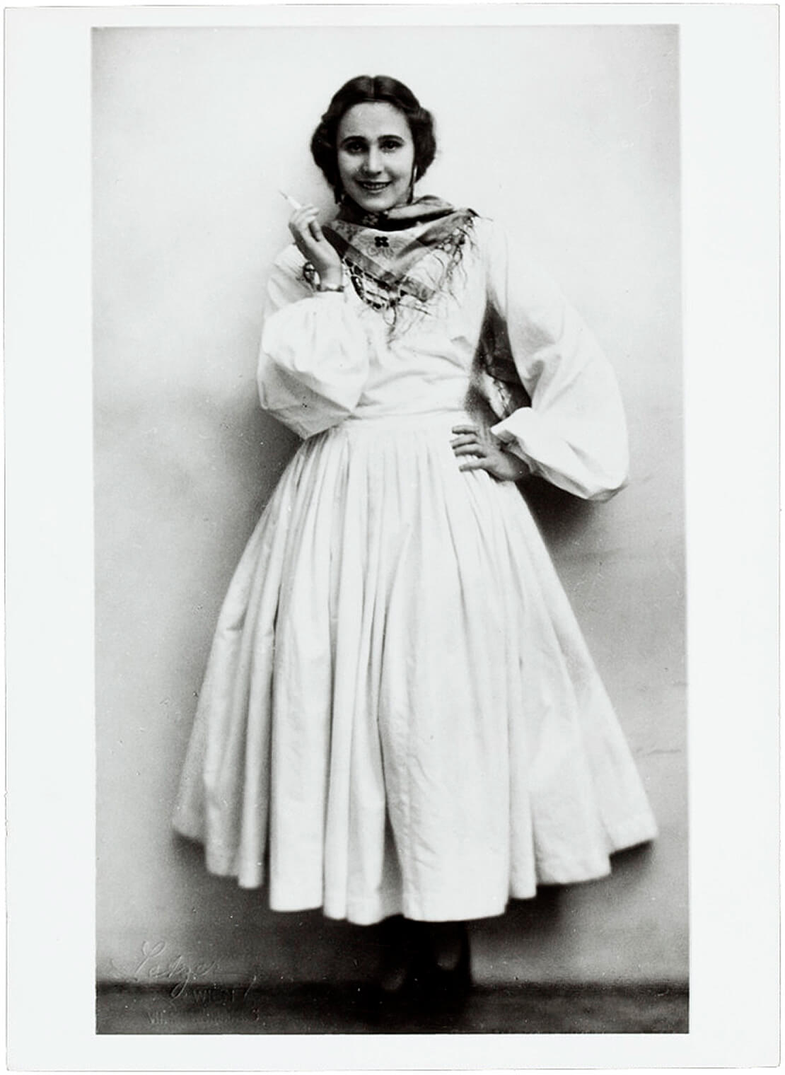 Grete Wiesenthal in „Argentinischer Tango“, 1927, Foto: Franz Xaver Setzer, Wien Museum 