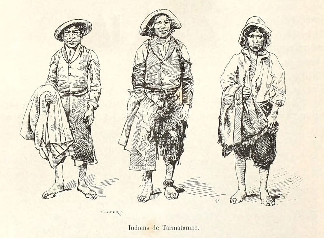 Abbildung aus dem Buch „Péru et Bolivie", Quelle: ÖNB 