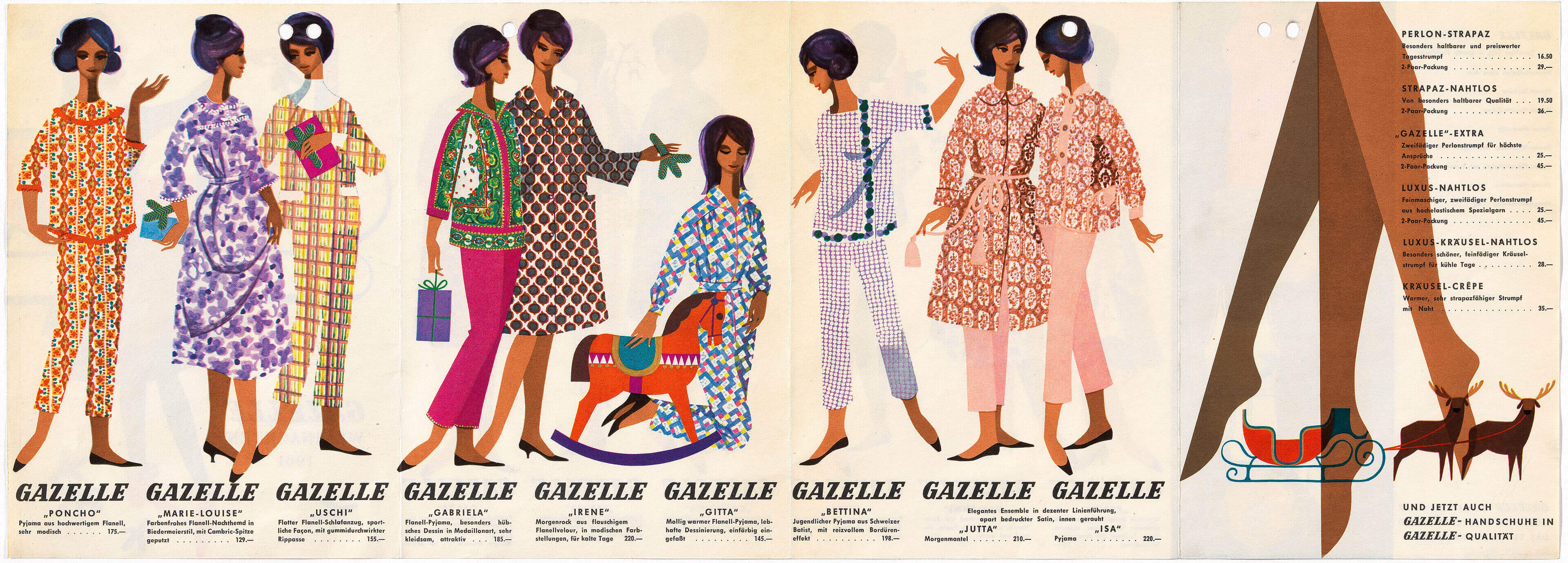 Werbebroschüre der Firma Gazelle, 1961, Wien Museum 