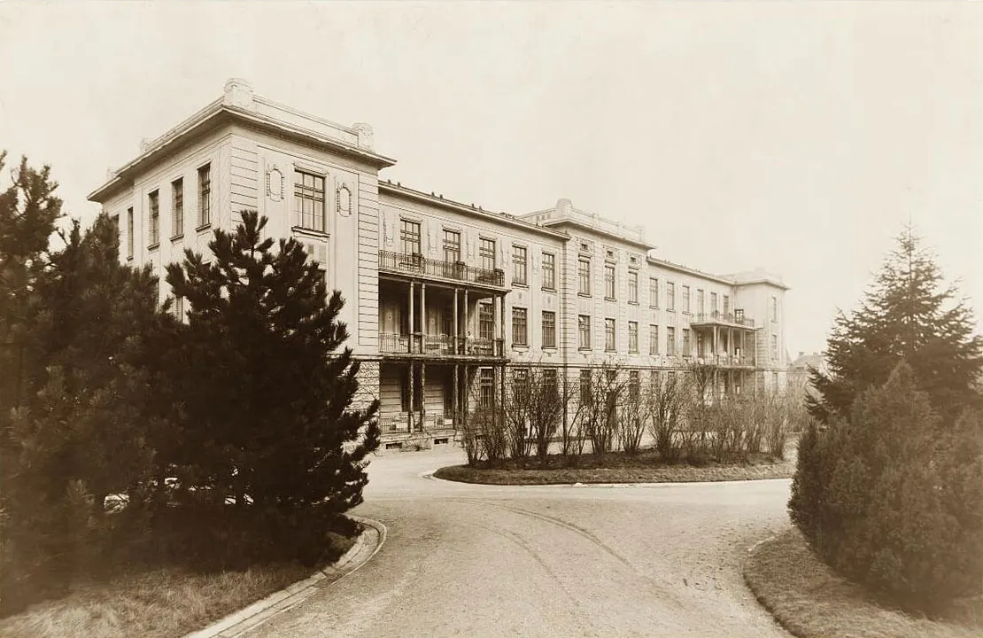 Zentralkinderheim der Stadt Wien (Semmelweis-Frauenklinik) - Wöchnerinnenhaus, Foto: Fritz Sauer, um 1926, Wien Museum    