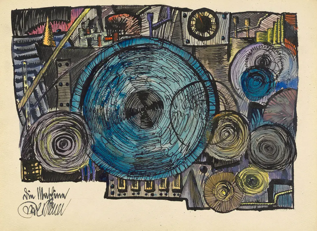 Karl Wiener: „Die Maschine“, um 1923, Wien Museum Inv.-Nr. 250533/386  