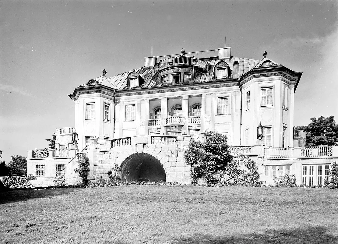 Villa Regenstreif, Südseite, 1928, Wien 18., Pötzleinsdorferstraße 36/38, APA-Images / ÖNB-Bildarchiv / ÖNB Bildarchiv Austria  