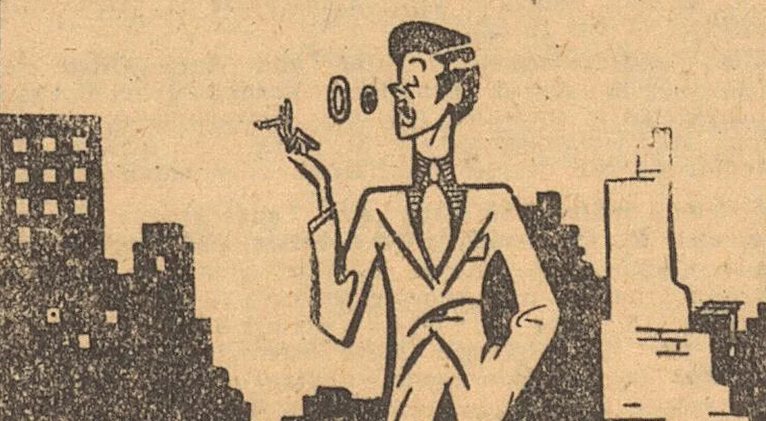 Karikatur aus „Neues Österreich“ (Ausschnitt), 3. August 1945, ANNO/ÖNB  
