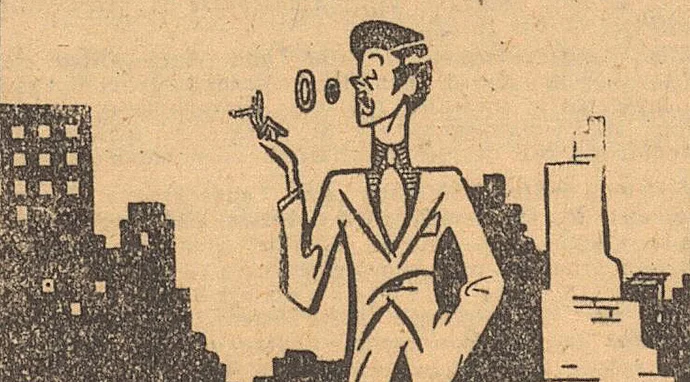 Karikatur aus „Neues Österreich“ (Ausschnitt), 3. August 1945, ANNO/ÖNB