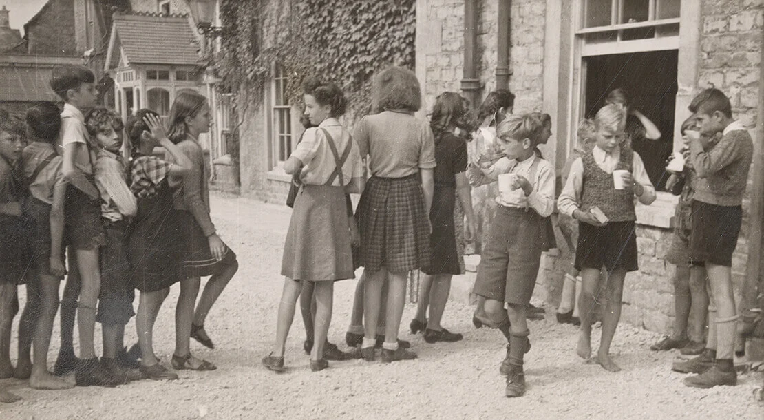 Wiener Kinder in Fairford, 1947, Foto: vermutlich Karla Zieger, Privatbesitz Familie Holmes