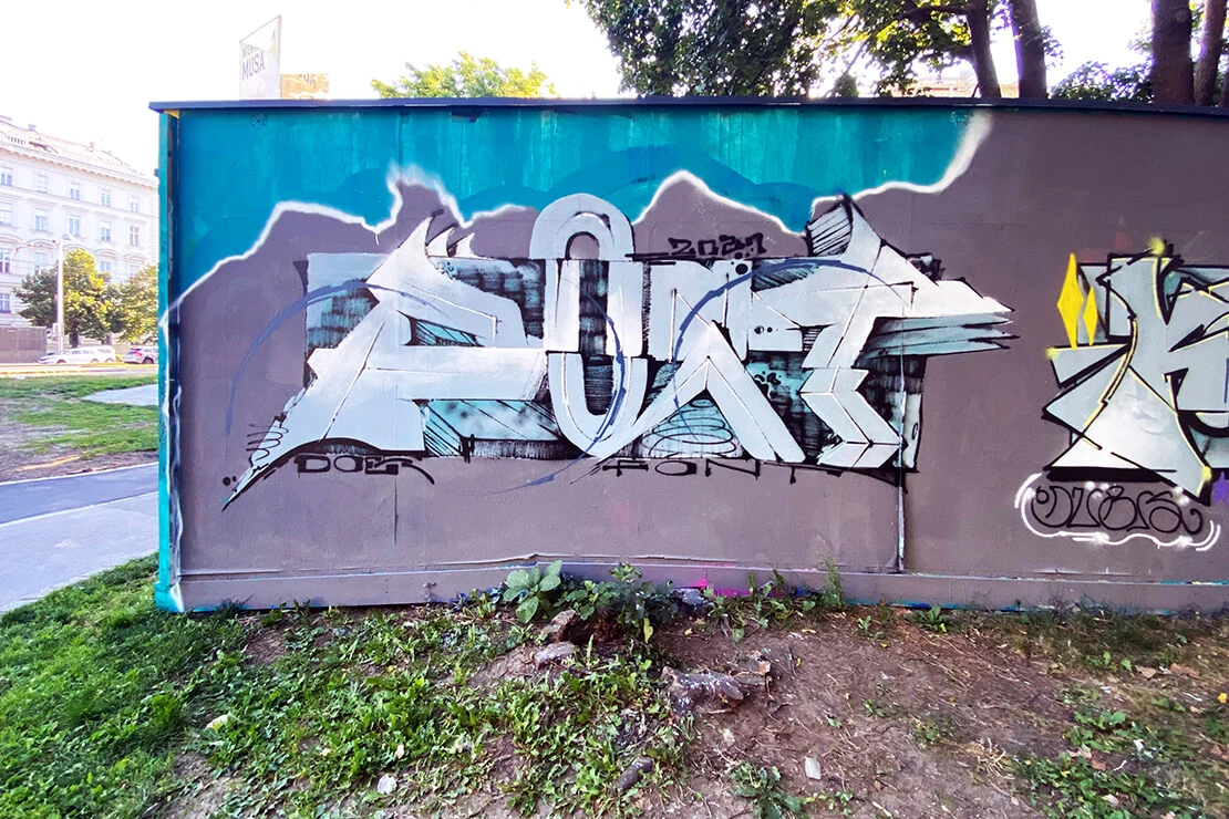 Font, September 2021, Foto: Stefan Wogrin/Spraycity   