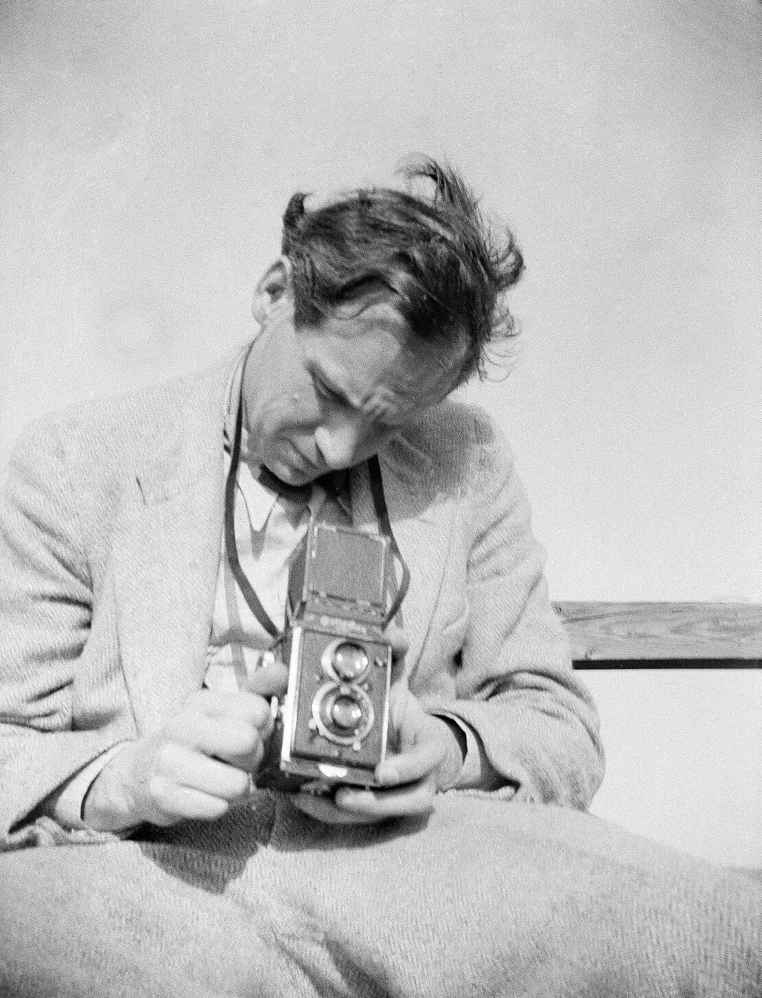 Robert Haas: Selbstporträt mit Rolleiflex, Wien 1935, © Wien Museum/Sammlung Robert Haas  