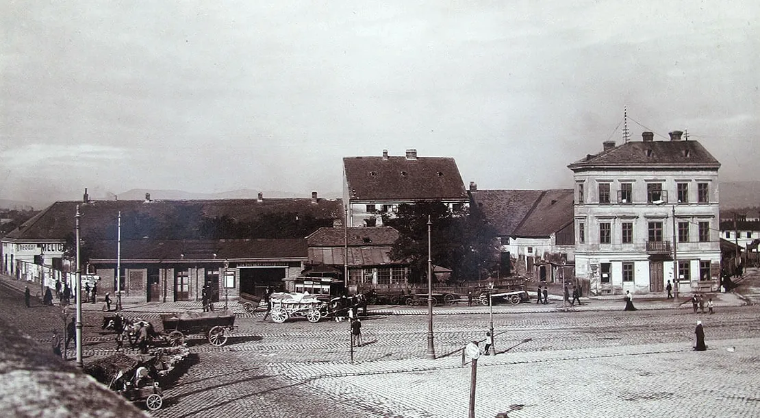Das Gasthaus „Zum Auge Gottes“, um 1900, Foto: Wien Museum  