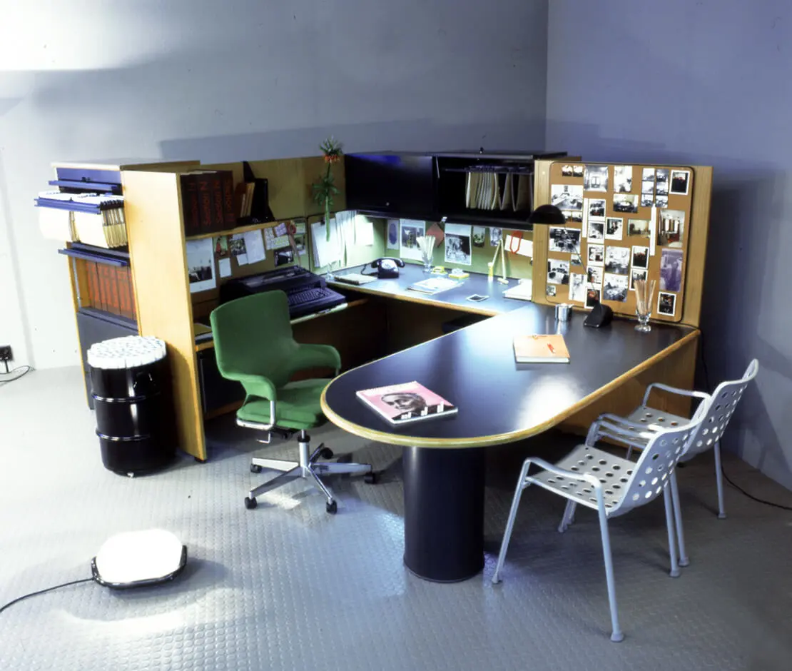 „Il Planeta Ufficio“, 1974, Entwurf: Mario Bellini für Marccatré, Italien, Foto: © Peter Strobl/Wien Museum