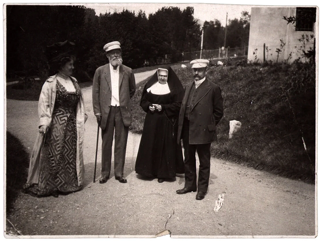 Karl Lueger auf Kur an der Adria, vor 1910, Wien Museum