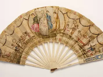 Johann Hieronymus Löschenkohl:Faltfächer, 1794, Wien Museum, Foto: Atelier Stiegler/Massard 