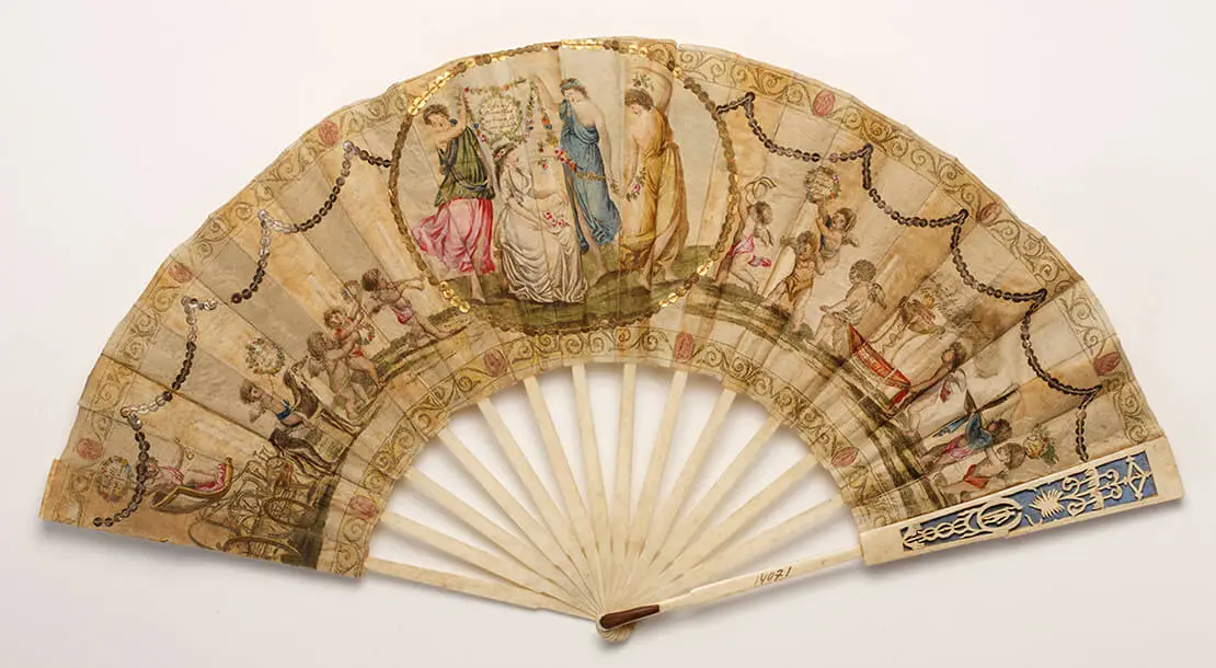 Johann Hieronymus Löschenkohl:Faltfächer, 1794, Wien Museum, Foto: Atelier Stiegler/Massard