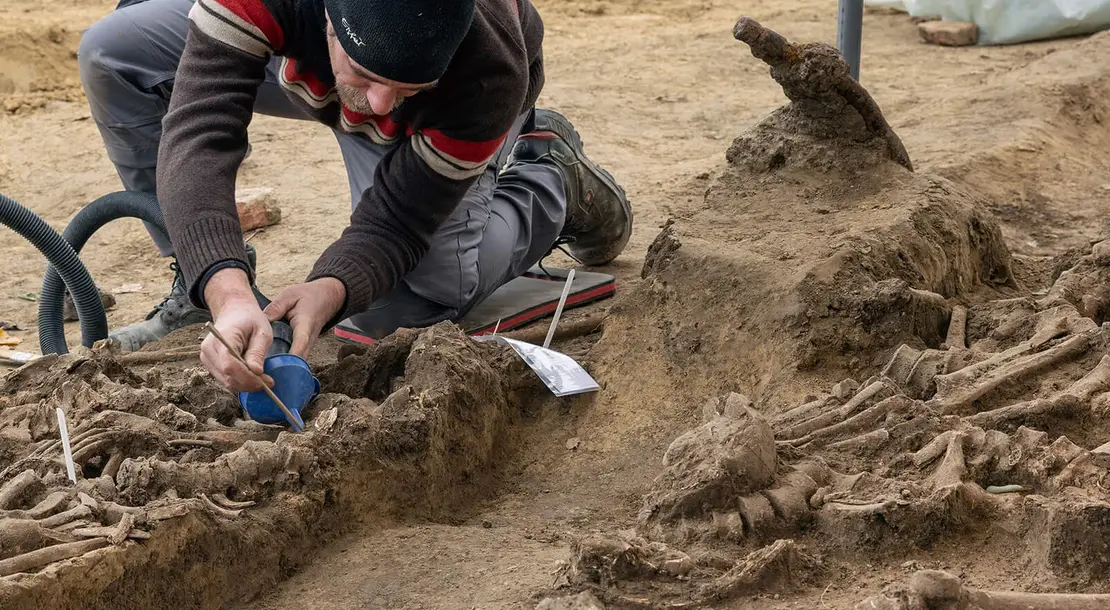 Grabung in der Hasenleitengasse, Foto: Reiner Riedler