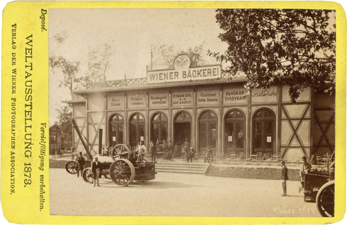 Wiener Bäckerei auf der Wiener Weltausstellung, 1873, Verlag der Wiener Photographen-Association, Wien Museum 