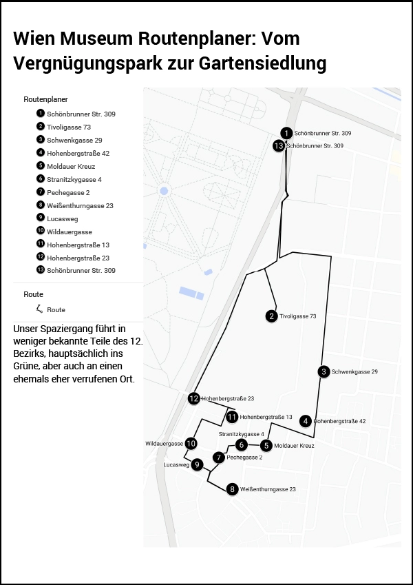 Wien Museum Routenplaner – Am Tivoli  