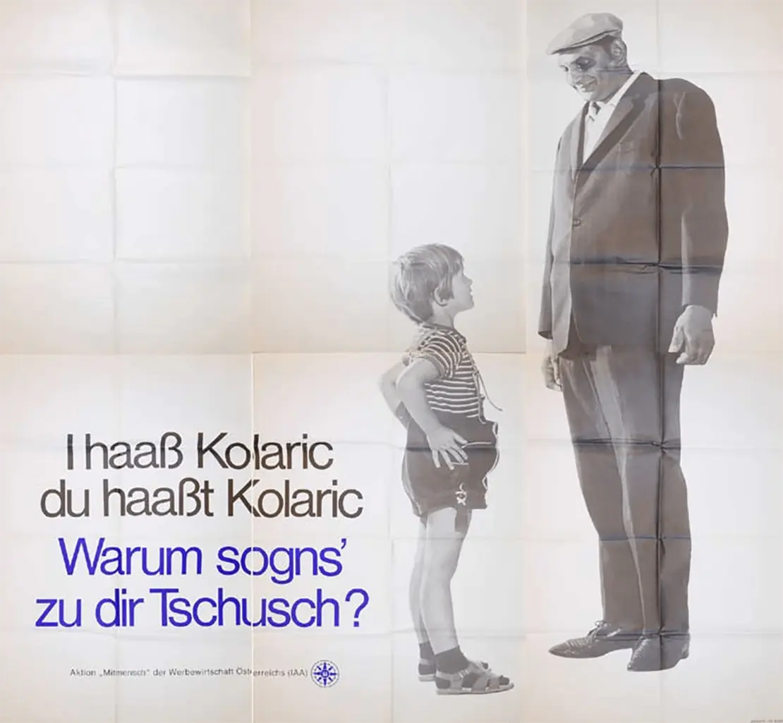 Das Kolaric-Plakat der Agentur Lintas, 1973, Wienbibliothek im Rathaus, Plakatsammlung P-40365  