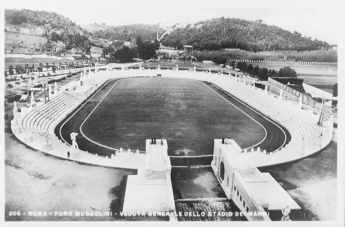 Marmorstadion im Foro Mussolini, heute Foro Italico in Rom, um 1940, Österreichische Lichtbildstelle / ÖNB-Bildarchiv / picturedesk.com