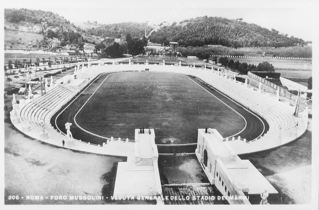 Marmorstadion im Foro Mussolini, heute Foro Italico in Rom, um 1940, Österreichische Lichtbildstelle / ÖNB-Bildarchiv / picturedesk.com 