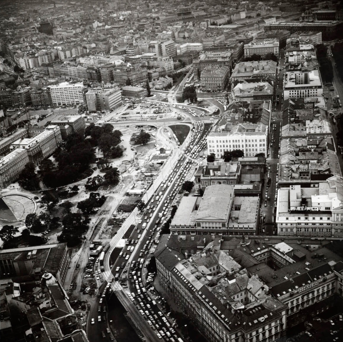 Der Karlsplatz um 1980, Wien Museum 