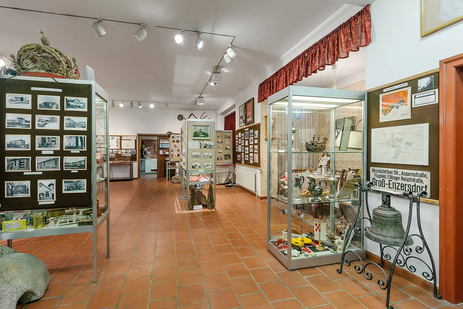 Blick in das Bezirksmuseum Donaustadt, 2021, Foto: Klaus Pichler/Wien Museum  