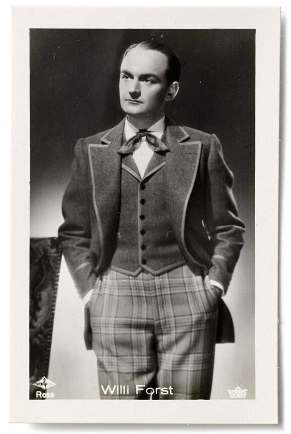 Leichte Unterhaltung in der NS-Zeit: Willi Forst auf einem Sammelbild aus den 1930er Jahren, Ross Verlag, Wien Museum