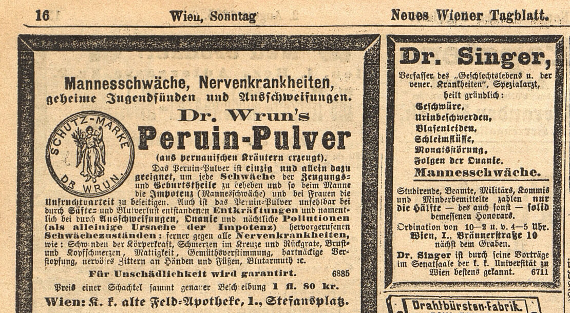 Neues Wiener Tagblatt, 2. August 1885, Quelle: Anno/ÖNB 
