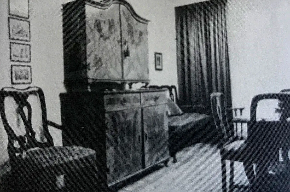 Die Wohnung von Hedwig Stavianicek in der Obkirchergasse 3, 1982, (c) Thomas Bernhard Nachlassverwaltung