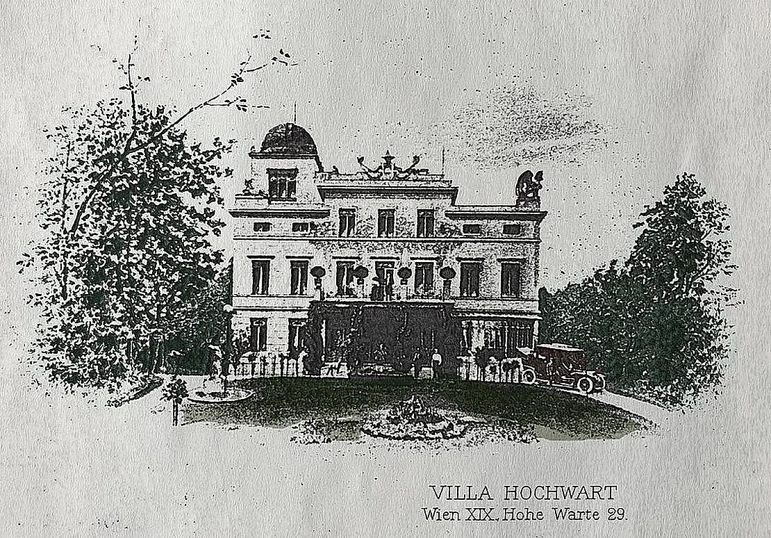 Die Villa um 1905, Fotograf unbekannt, Quelle: Wikimedia Commons  