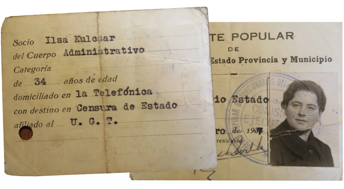 Ausweis der Volksfront, 1937, Archiv Uli Rushby-Smith, London