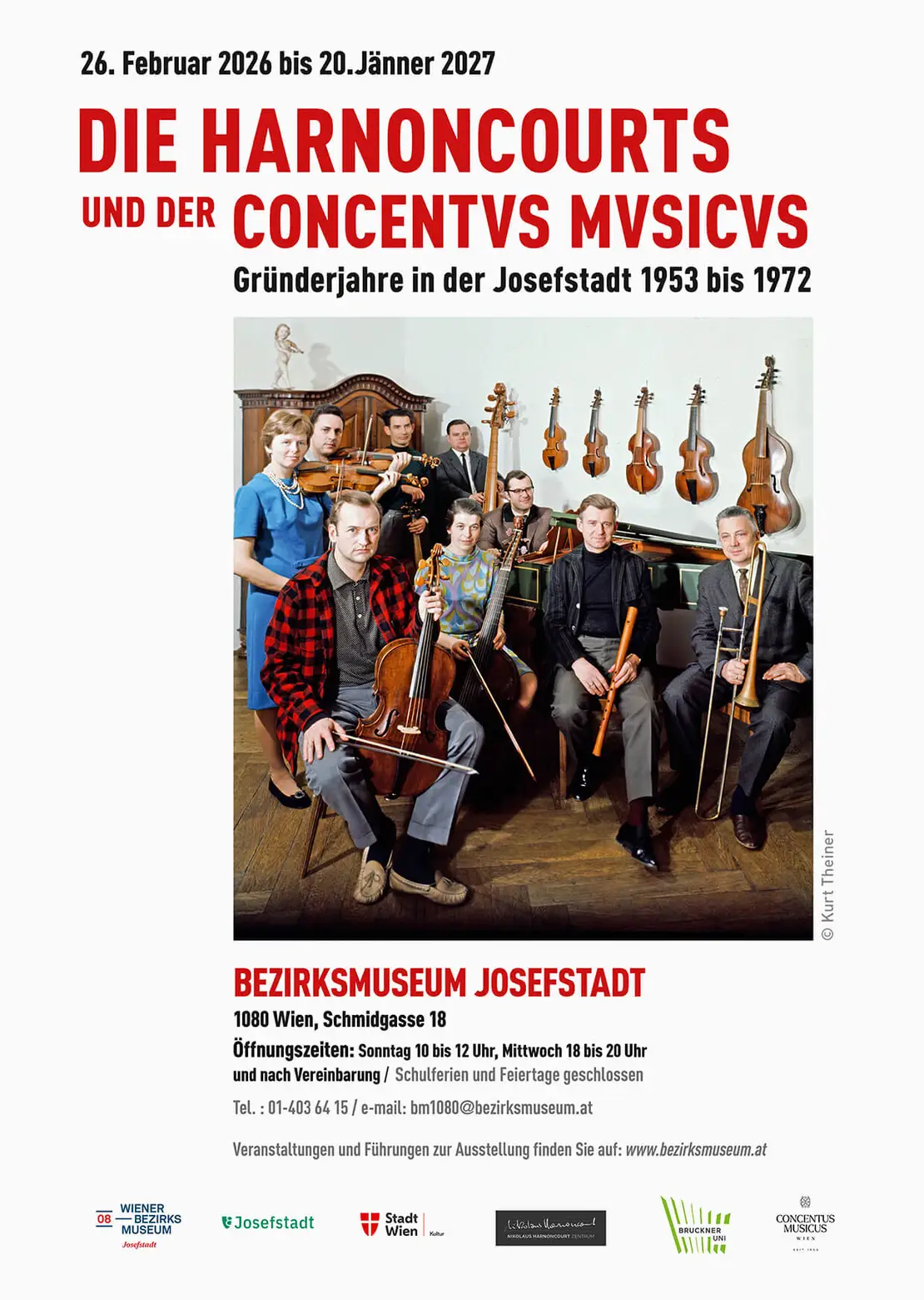 Plakat der Ausstellung, Bezirksmuseum Josefstadt  