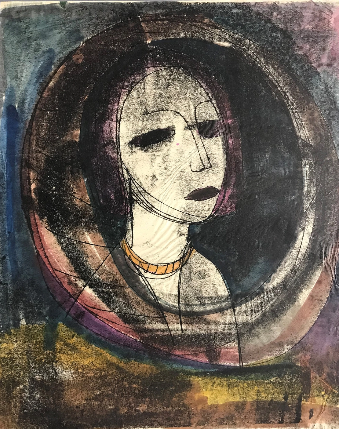 Christoph Donin: Traumgesicht, möglicherweise nach Christian Morgensterns Galgenliedern, um 1950