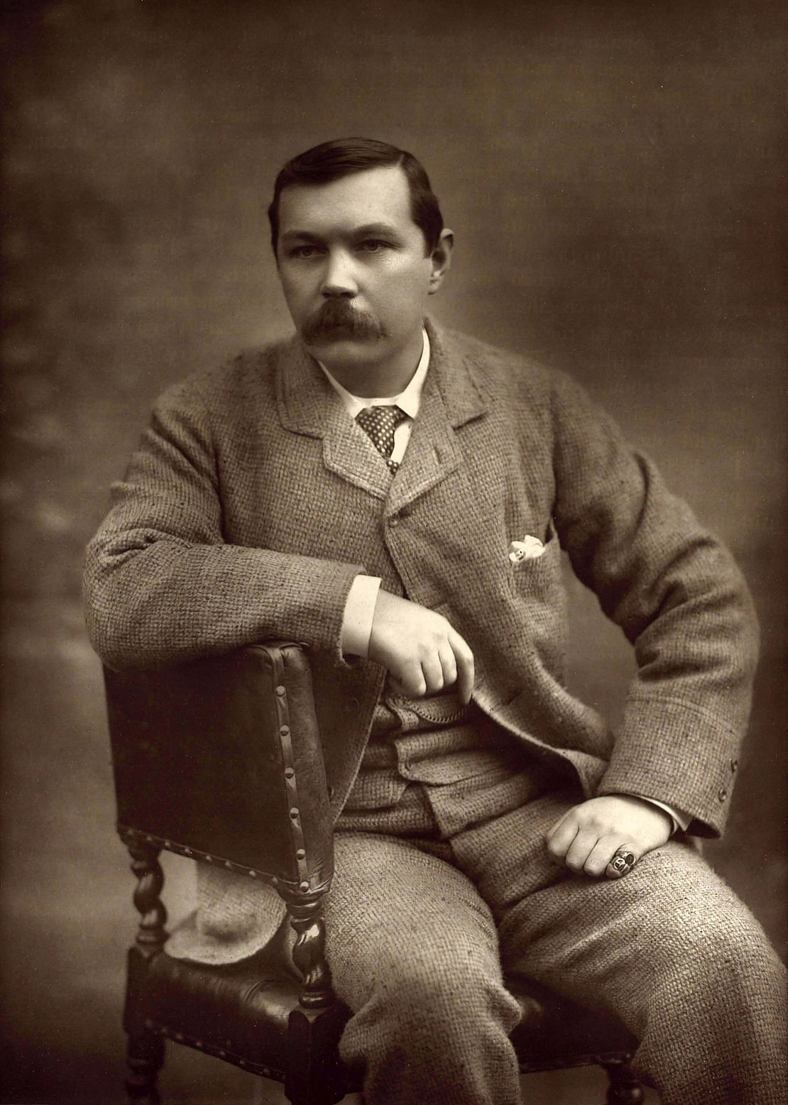 Rose Barraud: Arthur Conan Doyle, 1893, Wikimedia Commons 