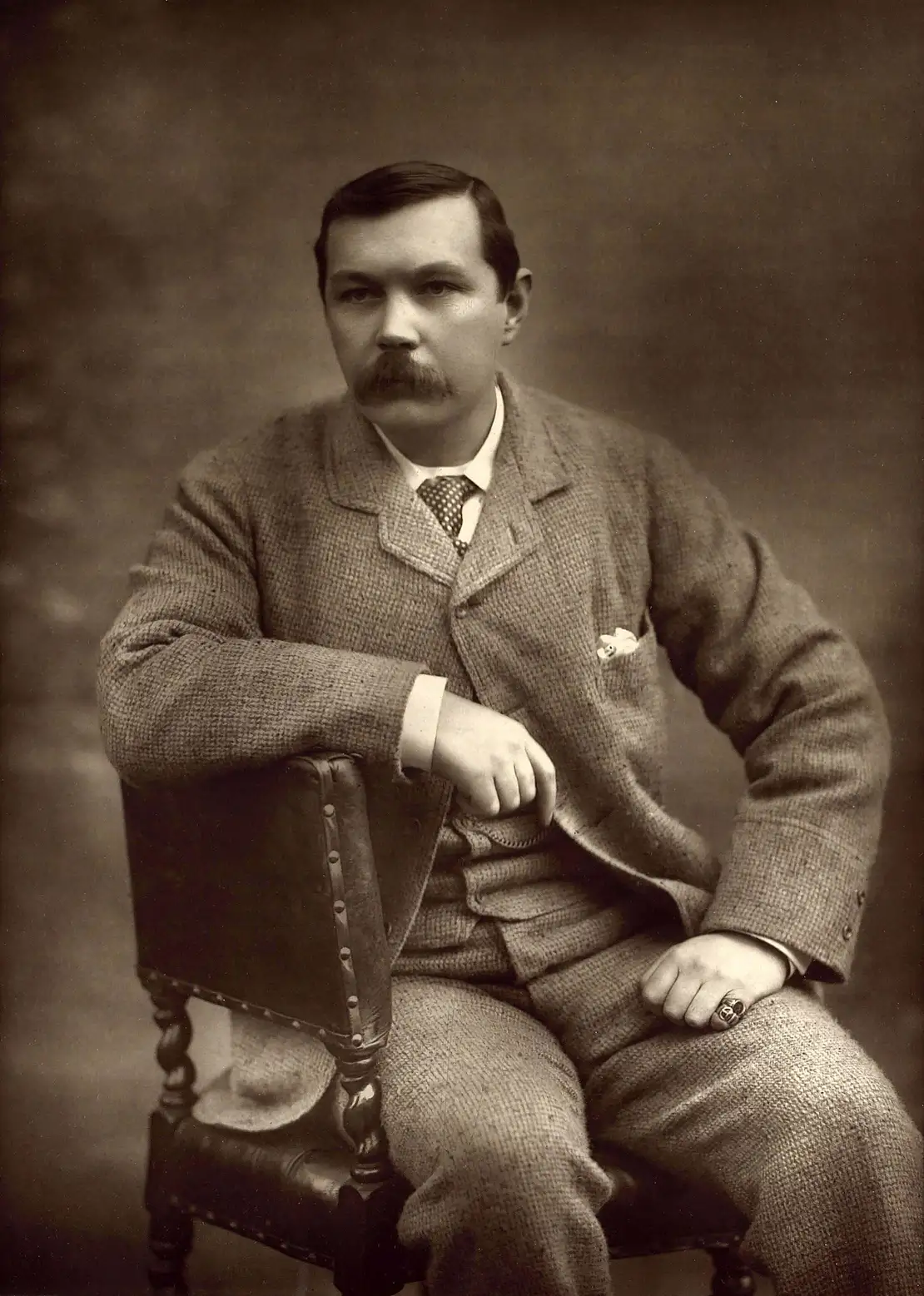 Rose Barraud: Arthur Conan Doyle, 1893, Wikimedia Commons  