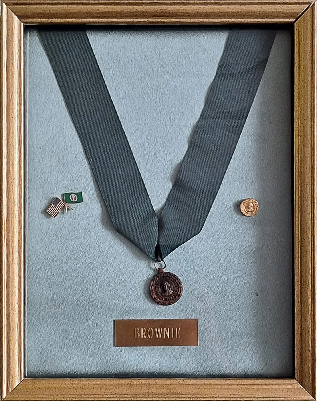 Ehrenmedaille des Kongresses des Staates Washington (Nachlass Helmut Braunsteiner)  