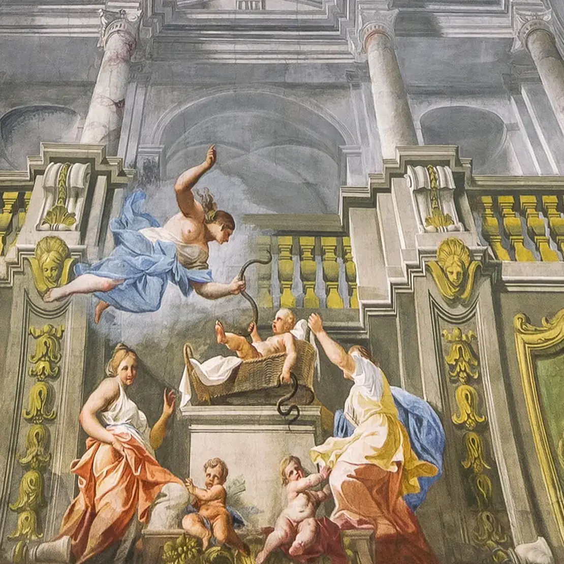 Andrea Pozzo: Deckenfresko Herkulessaal (Detail), © LIECHTENSTEIN. The Princely Collections, Vaduz-Vienna  