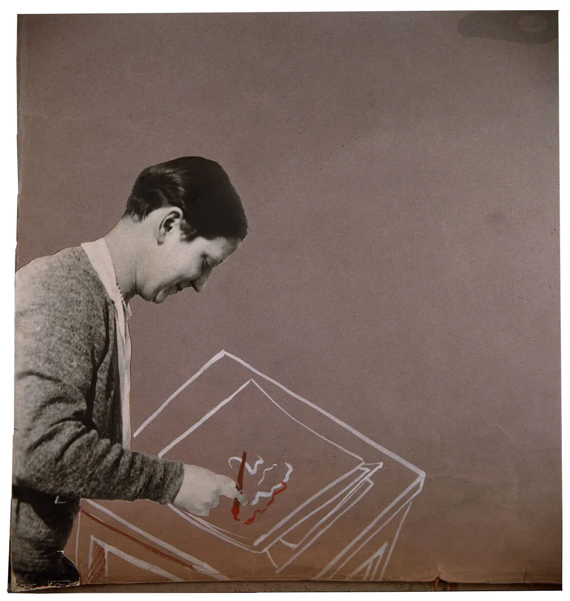 Friedl Dicker zeichnend, Selbstbildnis, 1931, Privatbesitz, © Daniela Singer