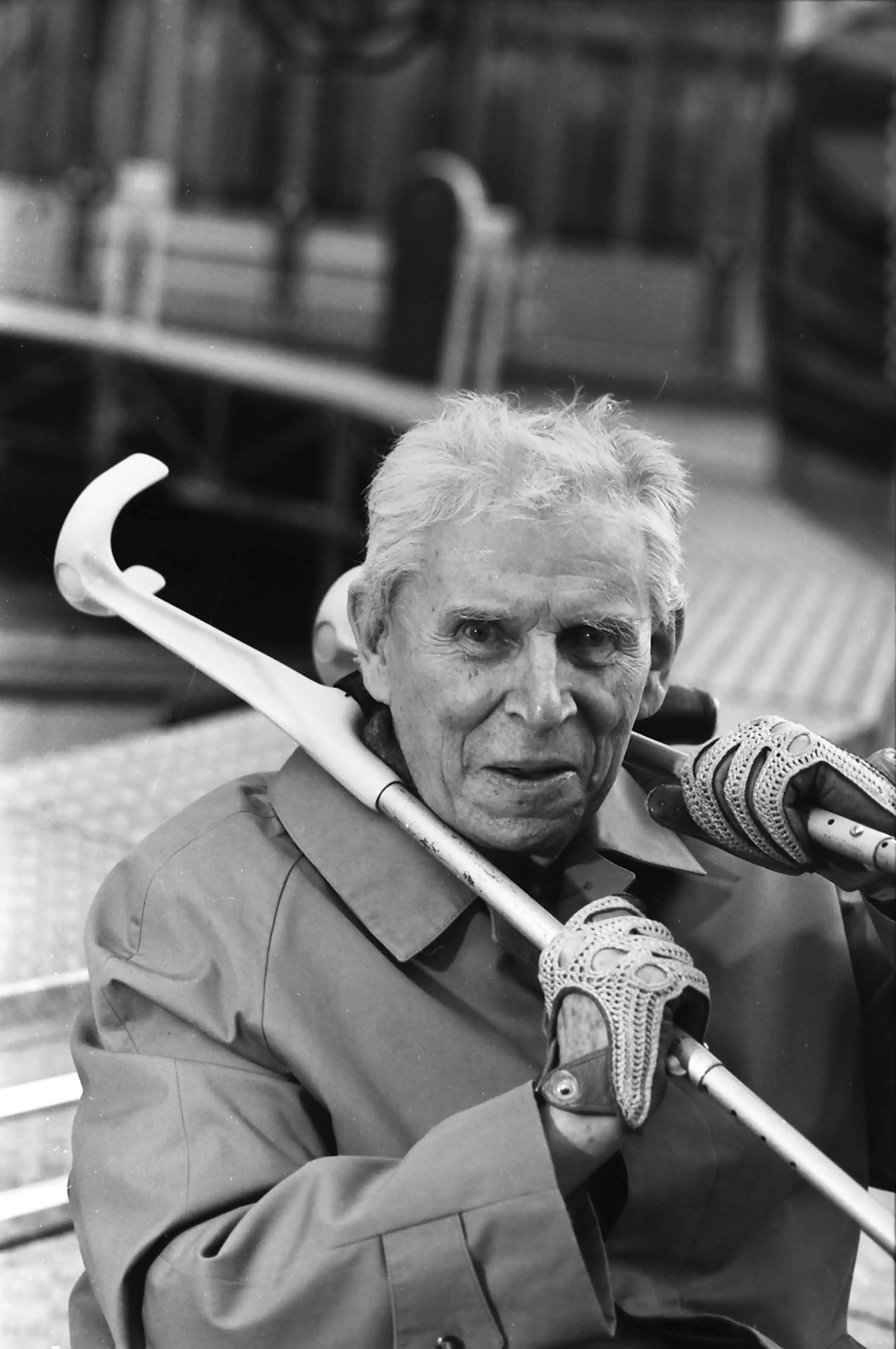 Martin Vukovits: Viktor Matejka im Wurstelprater, 1992