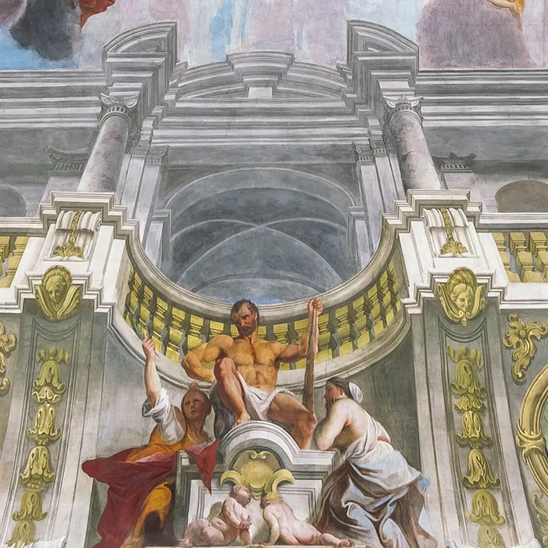 Andrea Pozzo: Deckenfresko Herkulessaal (Detail), © LIECHTENSTEIN. The Princely Collections, Vaduz-Vienna  