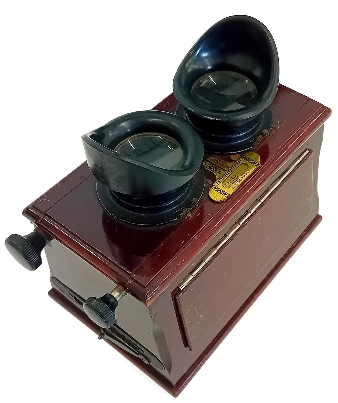 Stereobetrachter der Marke Heidoplast für gläserne Stereopositive und Papierbilder, aus dem Nachlass Karl Pollaks, um 1930, Wien Museum, Inv.-Nr. 316533  