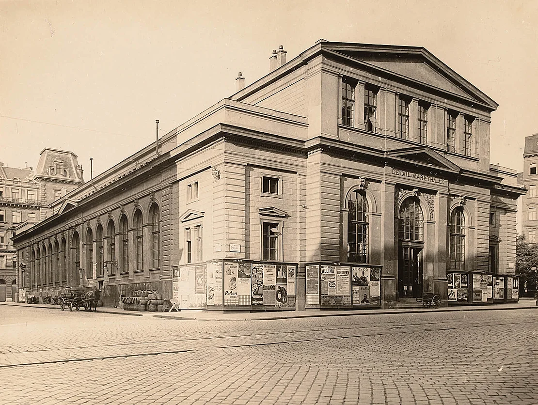 Friedrich Paul: Detailmarkthalle Stadiongasse, 1880, Foto: Carl (Karl) Zapletal, 1926, Wien Museum, Inv.-Nr. 188711