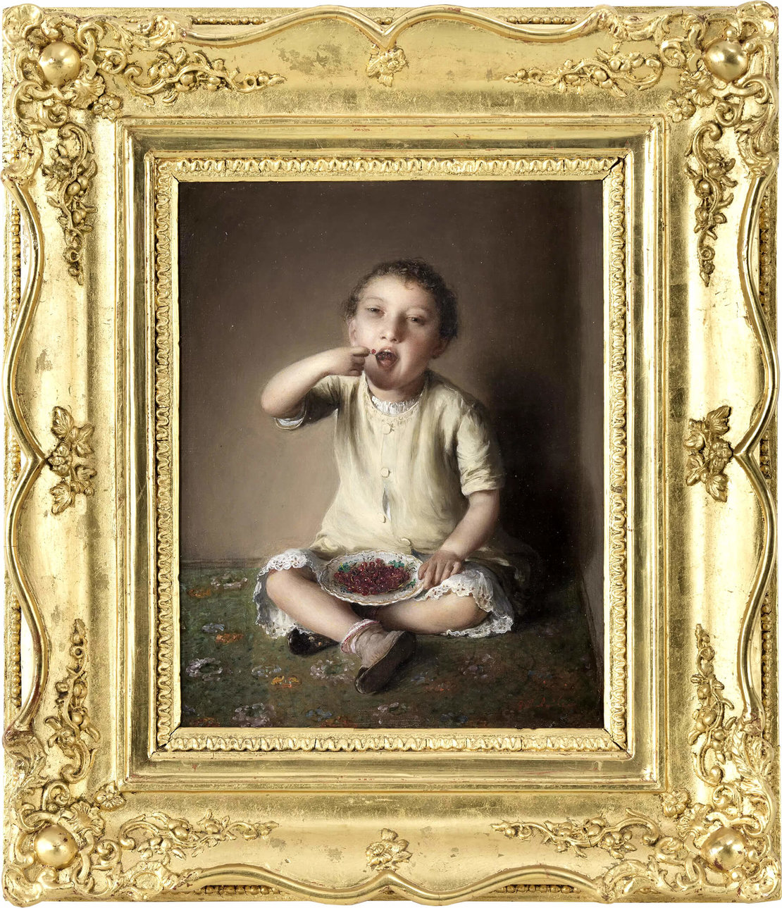 Johann Baptist Reiter: Das Ribisel naschende Kind, 1855, Wien Museum 