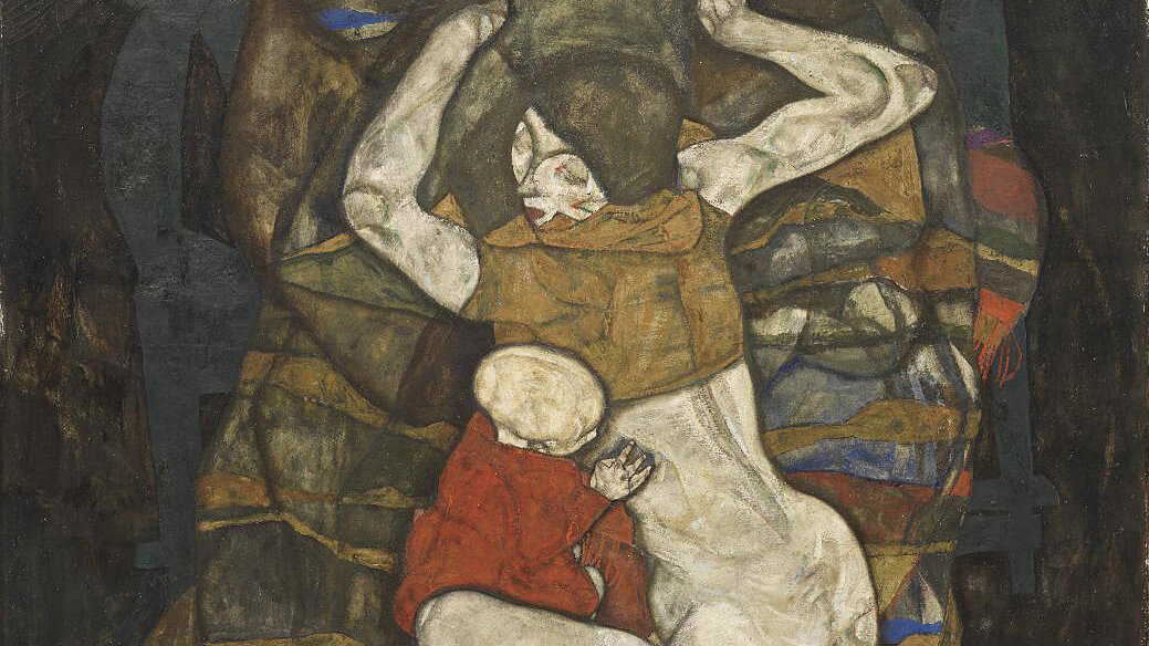 Egon Schiele: „Junge Mutter“, 1914, Öl auf Leinwand, Wien Museum 