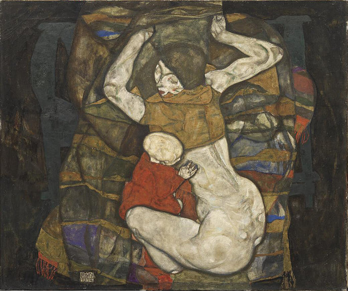 Konservierung und Restaurierung eines Schiele-Bildes