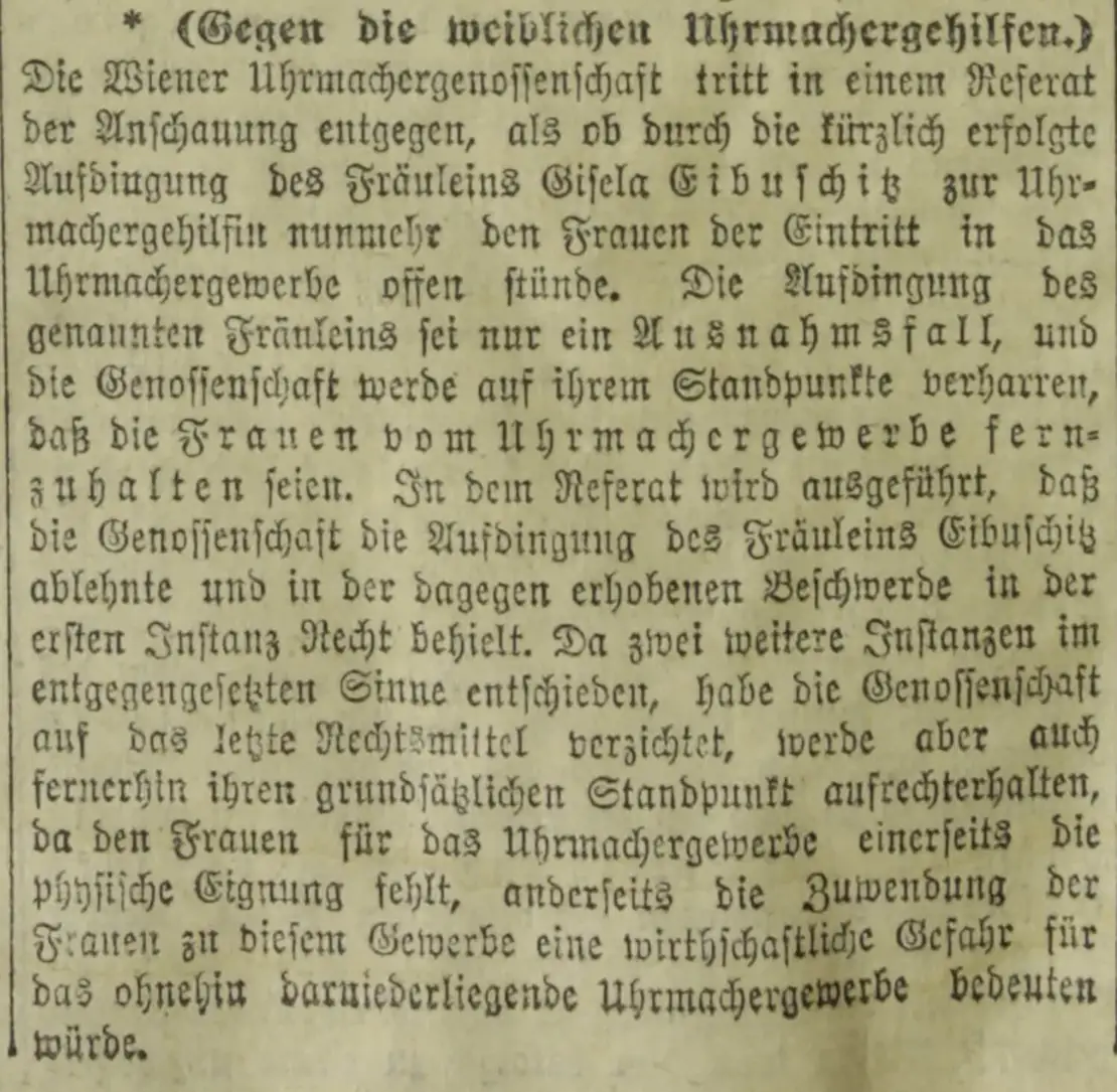 Aus dem „Neuen Wiener Tagblatt“ vom 27. Juli 1902, Quelle: ANNO/ÖNB