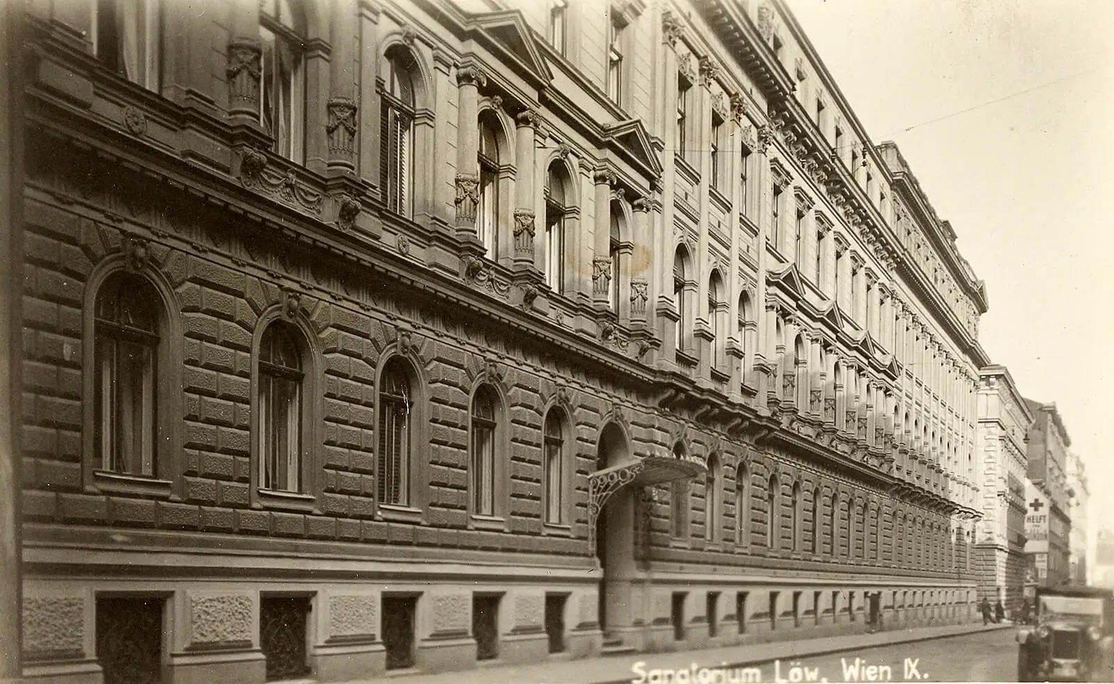 Das Sanatorium in der Mariannengasse, um 1930, Sammlung Hubmann / Imagno / picturedesk.com   