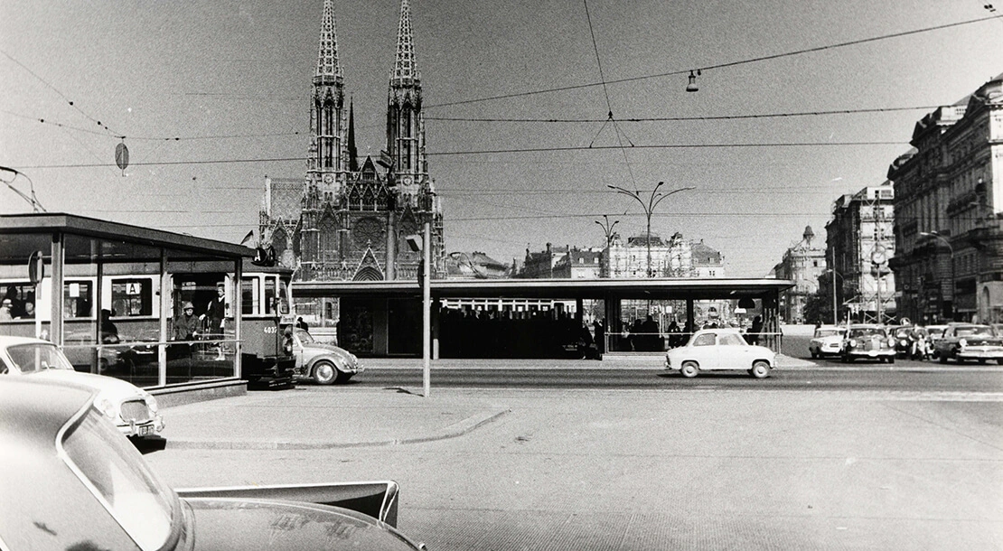 Albert Hilscher: Schottenkreuzung, 1964, Wien Museum  