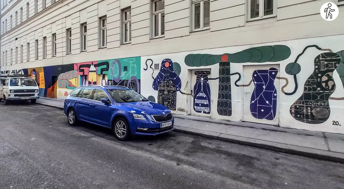 Schwendergasse Public Gallery, Foto: viennamurals.at  