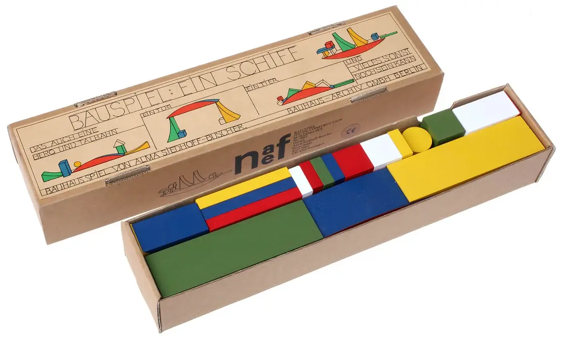 „Bauspiel: Ein Schiff“, Inv.Nr. 34767, Neuauflage 1980 (Original 1923), Foto: Technisches Museum Wien/Bildarchiv