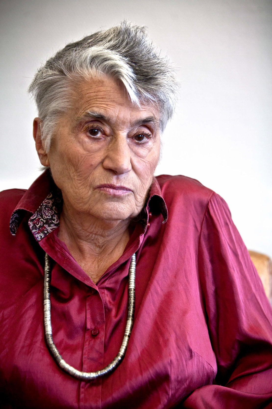 Die Literaturwissenschaftlerin und Schriftstellerin Ruth Klüger, zu deren Autobiografie „weiter leben“ Lore Segal das Vorwort verfasste, 2013, Foto: Antje Berghaeuser / laif / picturedesk.com 